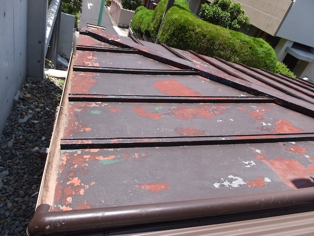 金属屋根確認・別箇所